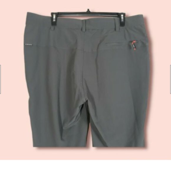 Outdoor Shaping Hiking Soft Shell Pants Women's 43 x 31 Gray Adjustable Waist - Picture 5 of 10